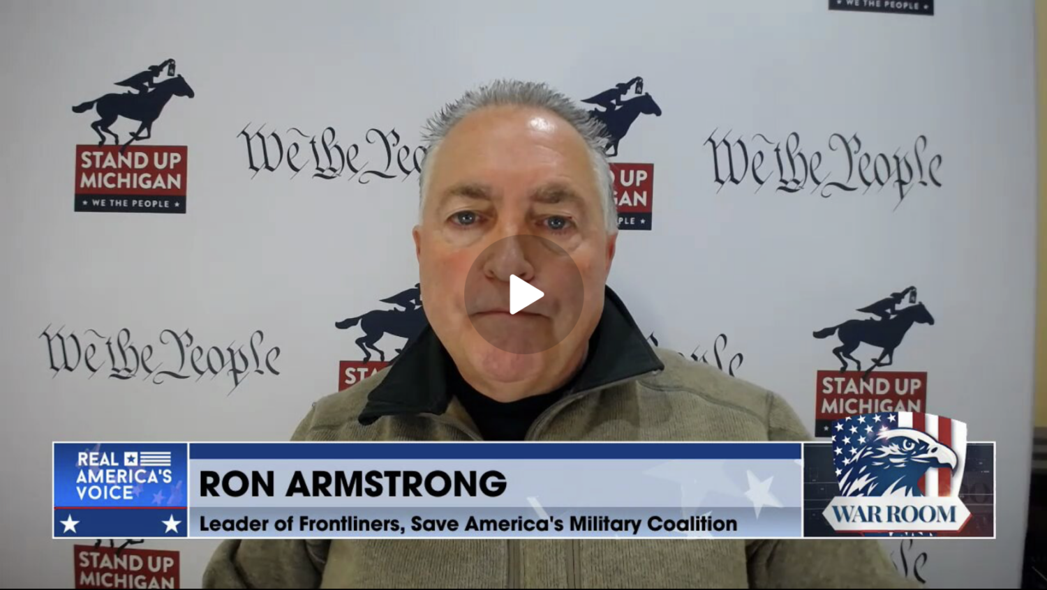 Stand Up Michigan President Ron Armstrong on Steve Bannon’s War Room